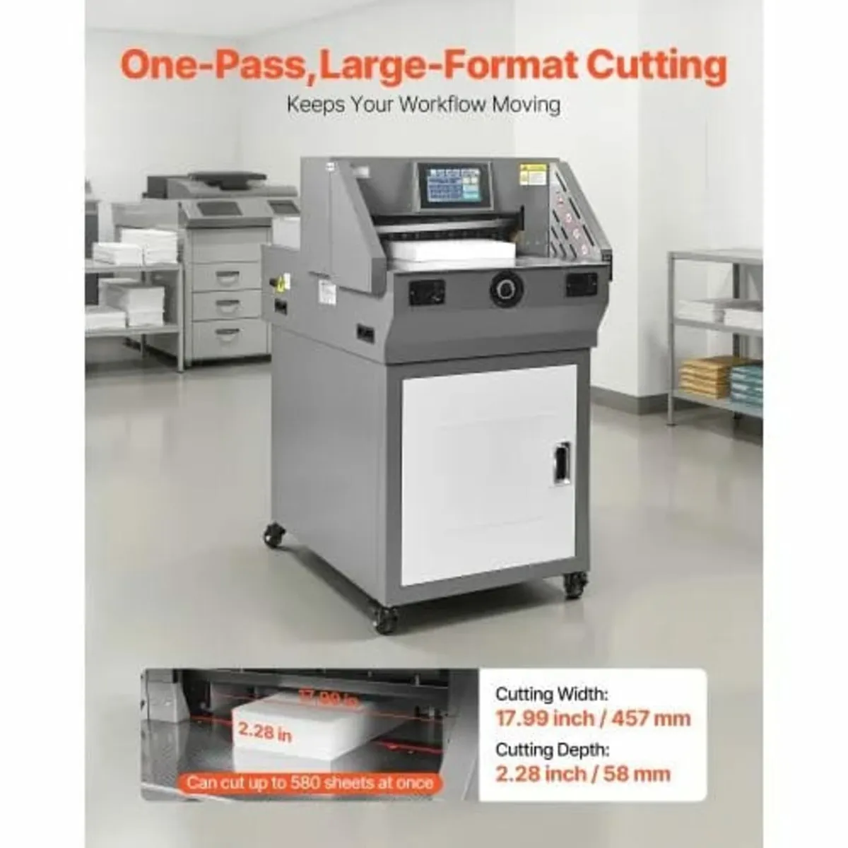 Electric Paper Cutter, Metal Programmable Paper Cu - Image 4