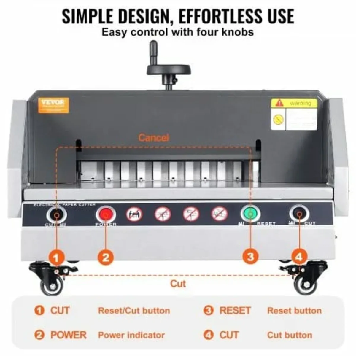 Electric Paper Cutter, 13" /330.2mm Cutting Width, - Image 3