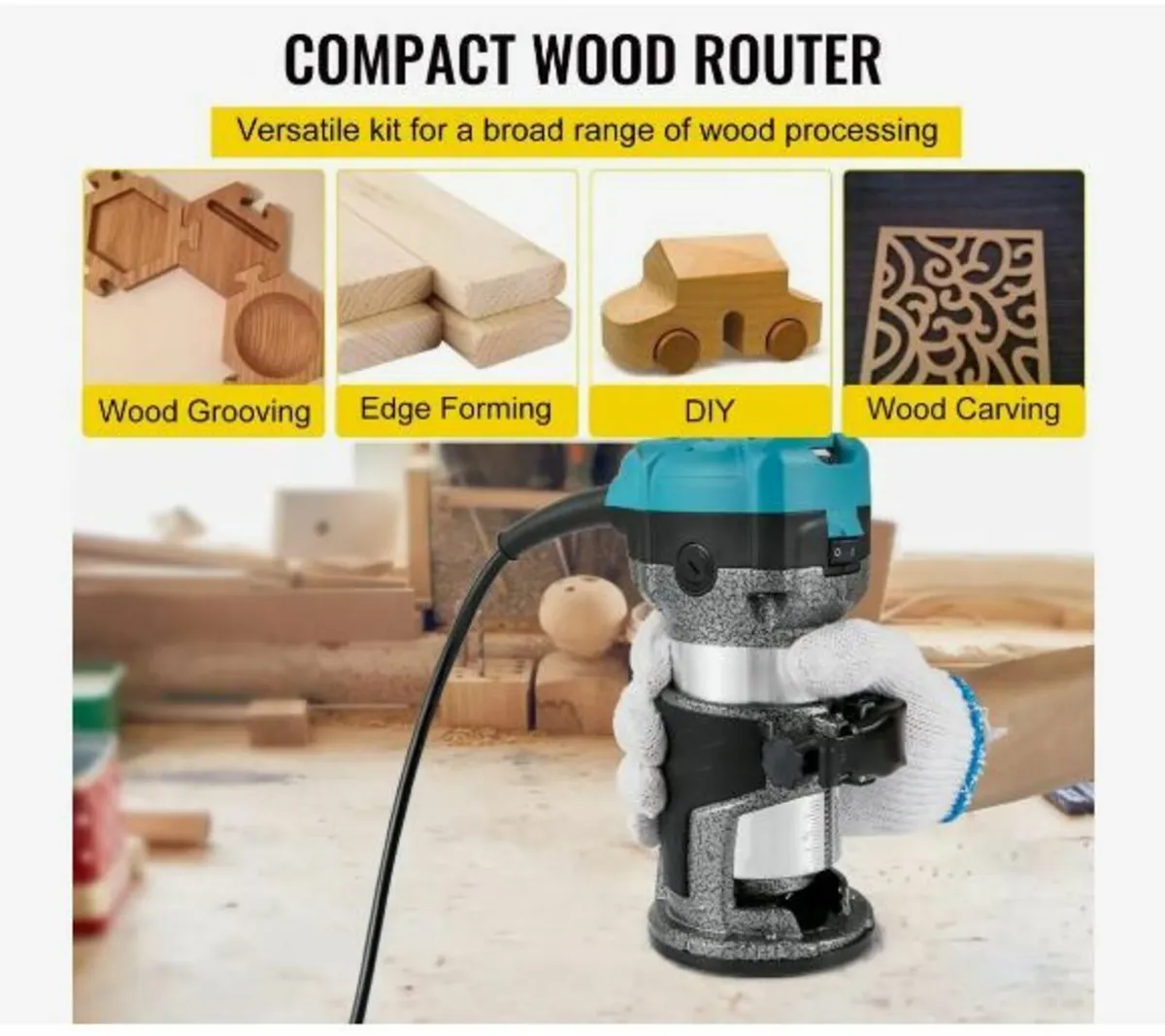 Router Tool, 710W Wood Router - Image 3