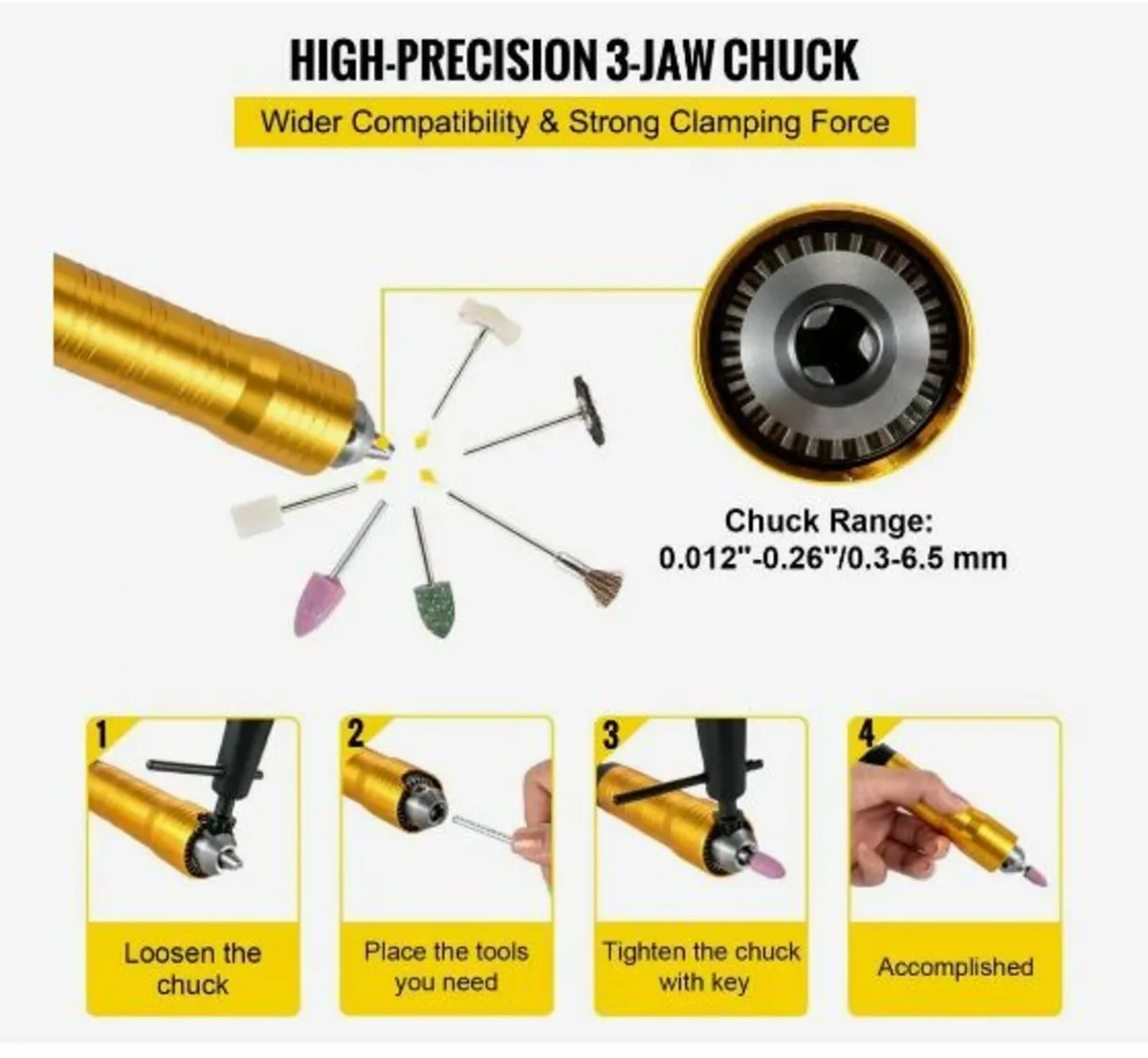Flex Shaft Grinder 780W Rotary Tool - Image 4
