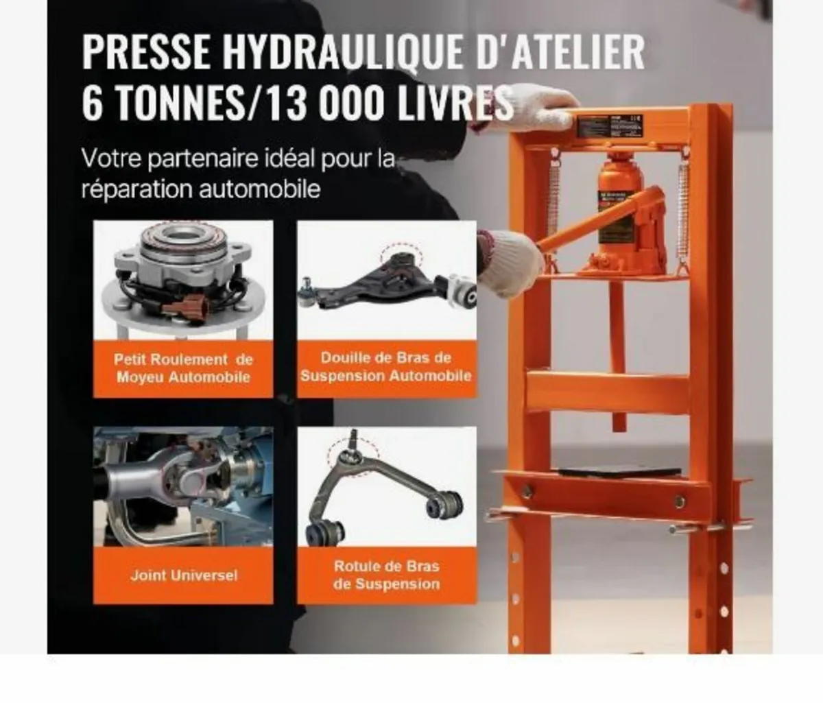 Hydraulic Shop Press 6 Ton - Image 3