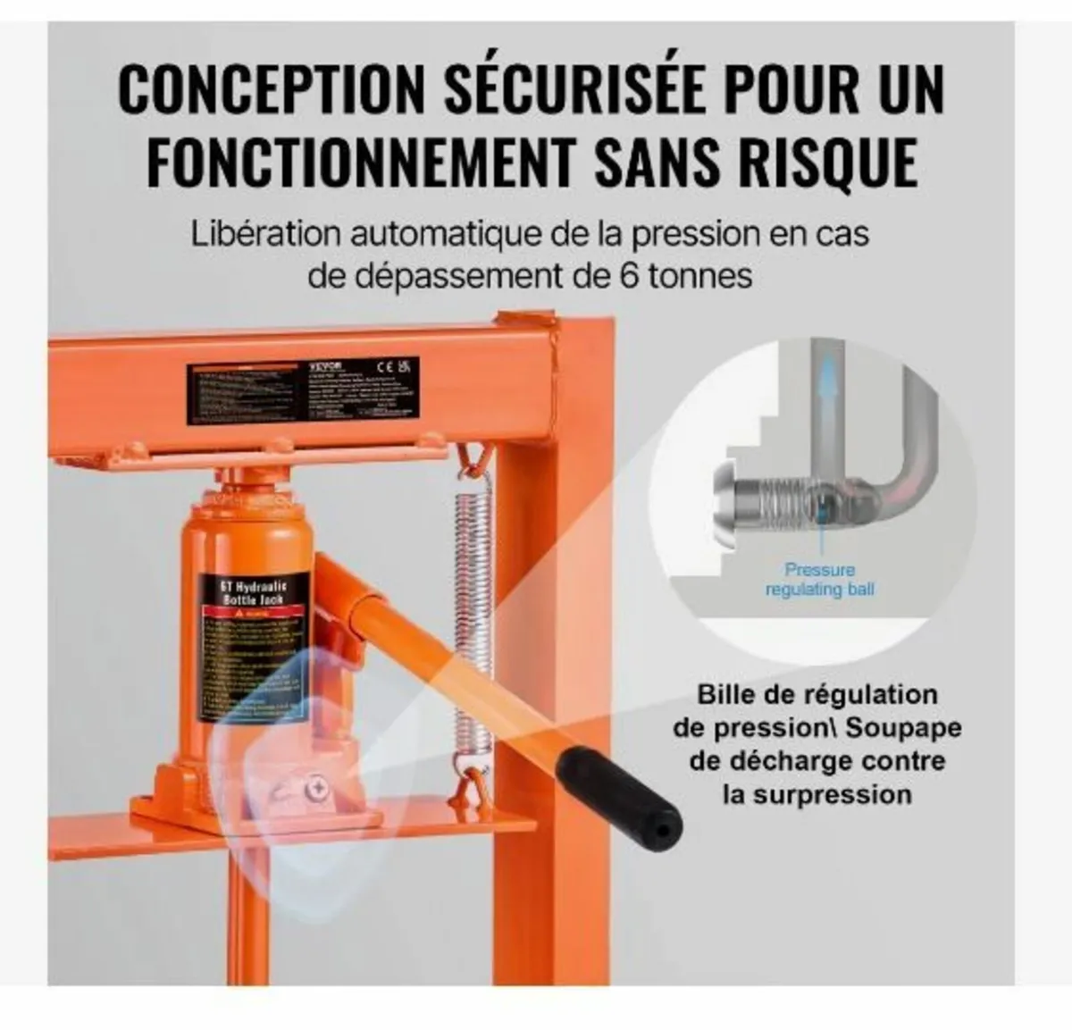 Hydraulic Shop Press 6 Ton - Image 4