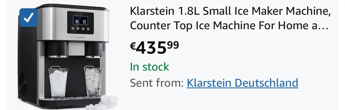 BRAND NEW ICE MACHINE - Image 1