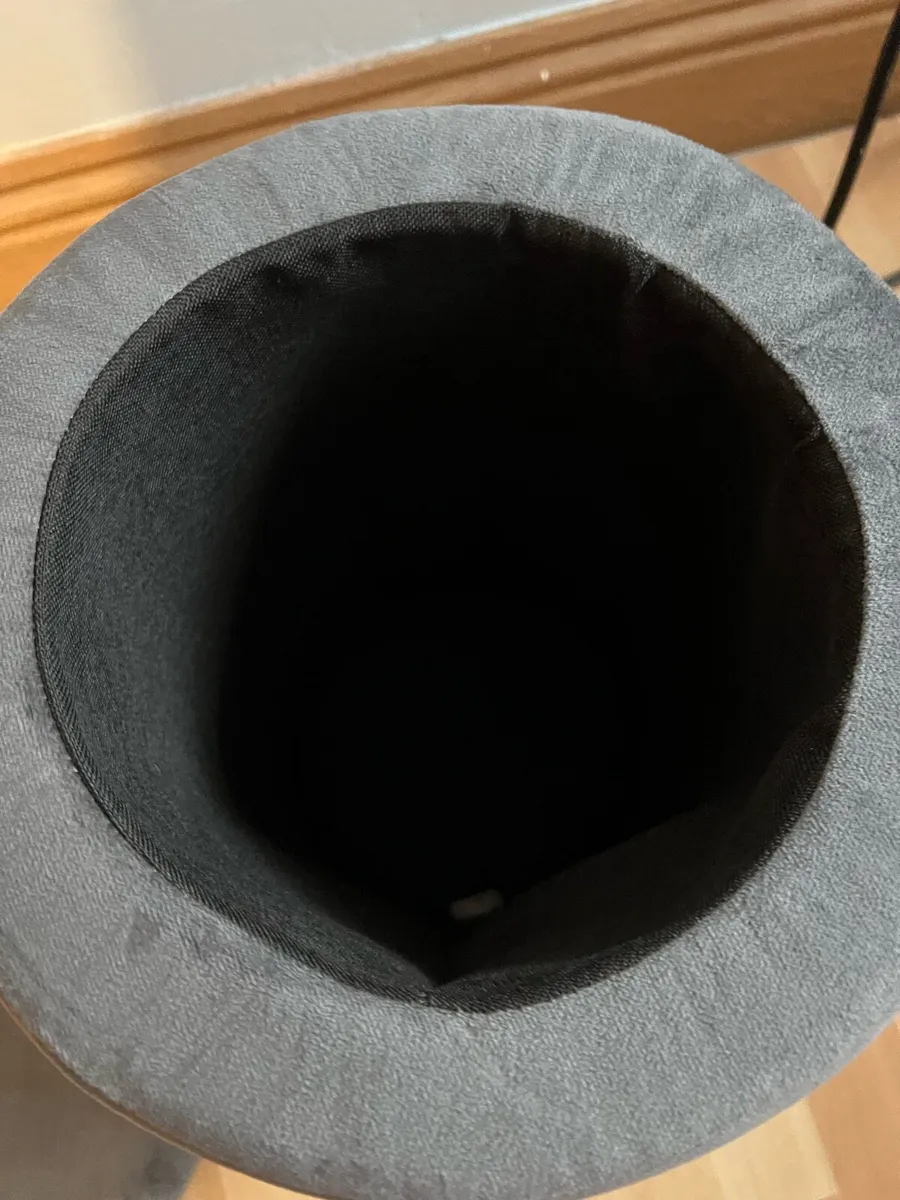 NEW-VELVET OTTOMAN/SEAT/STORAGE - Image 2