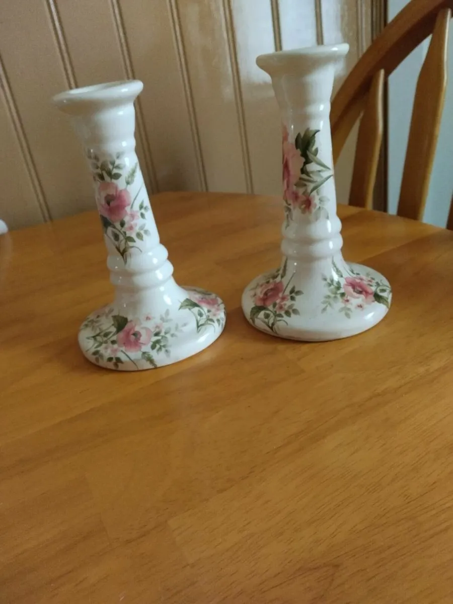 GORSKI. Porcelain candle sticks - Image 1