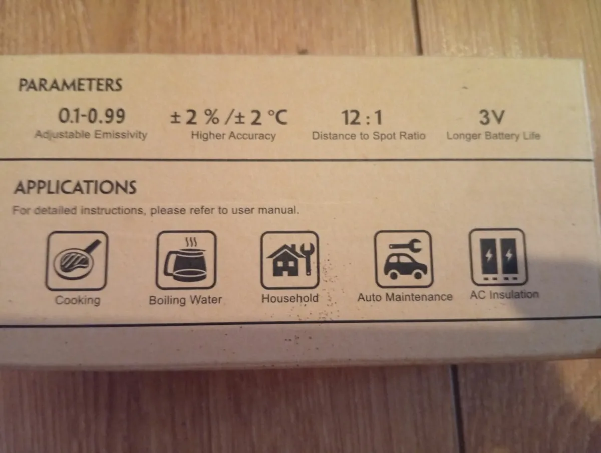 Brand New Infrared Kitchen Thermometer Gun - Image 4