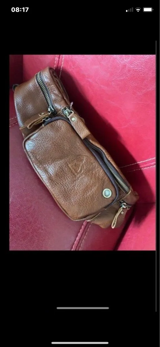 New- Leather Waist Bag - Image 1