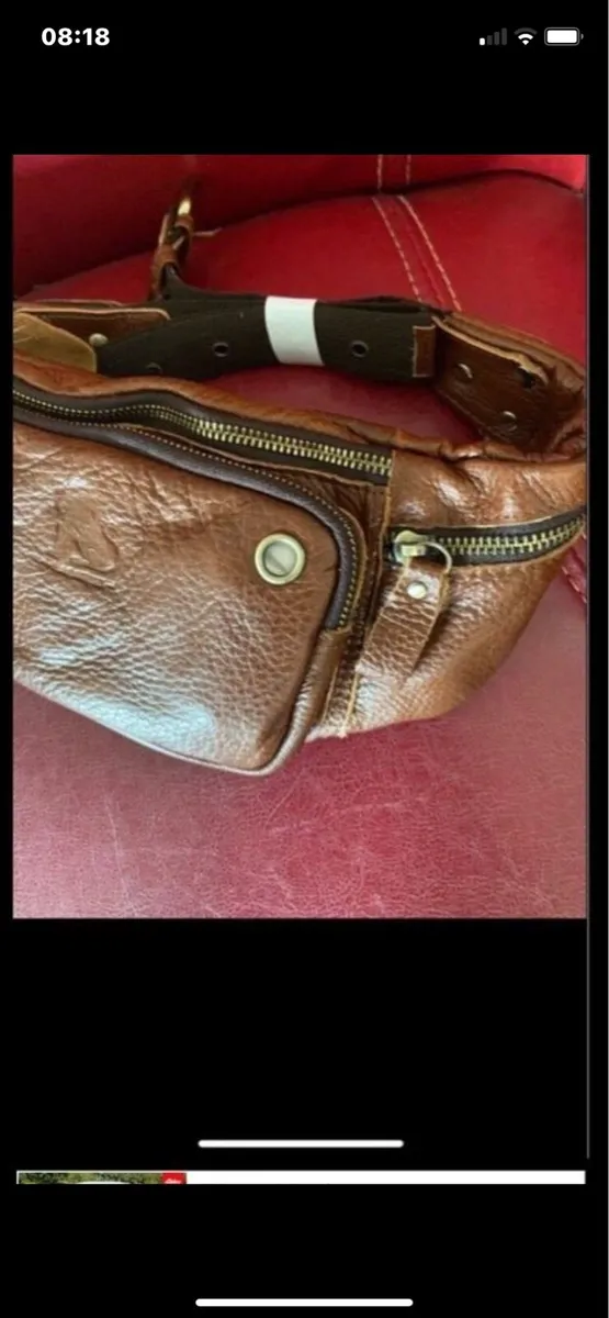 New- Leather Waist Bag - Image 3