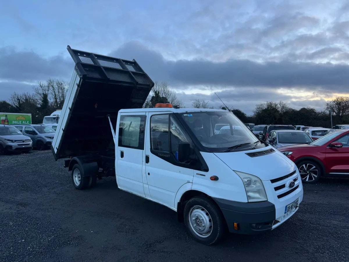 Ford Transit crewcab tipper 2.4 - Image 1