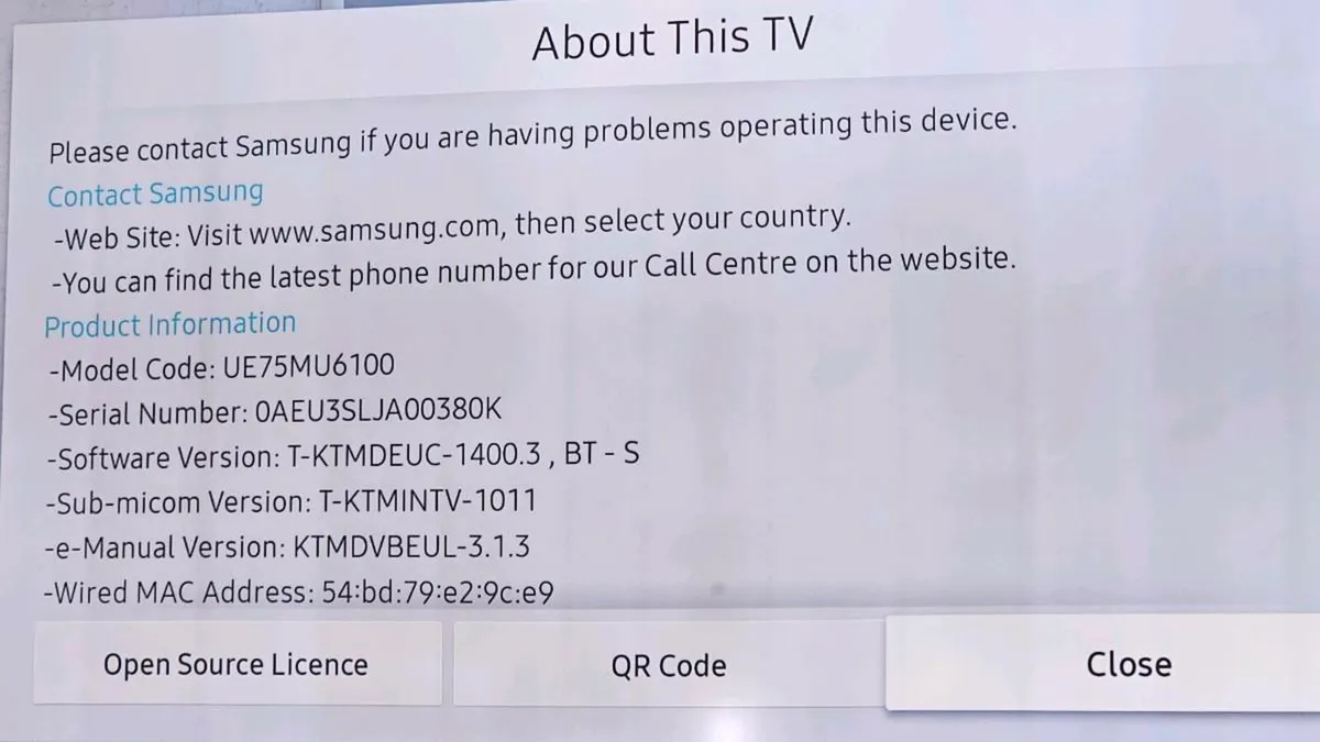 Samsung 75” Smart TV 4K UHD - Image 3