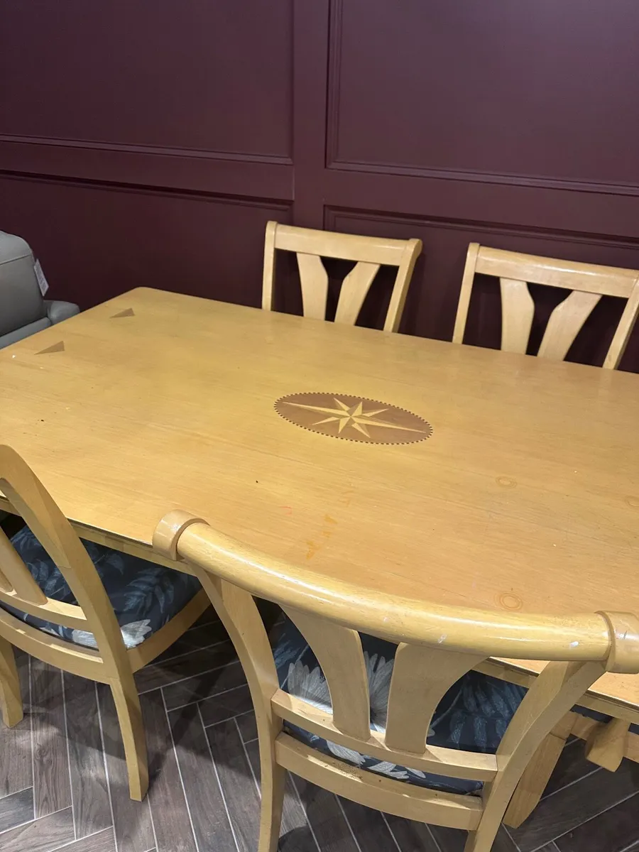 Dining room table and chairs - Image 3