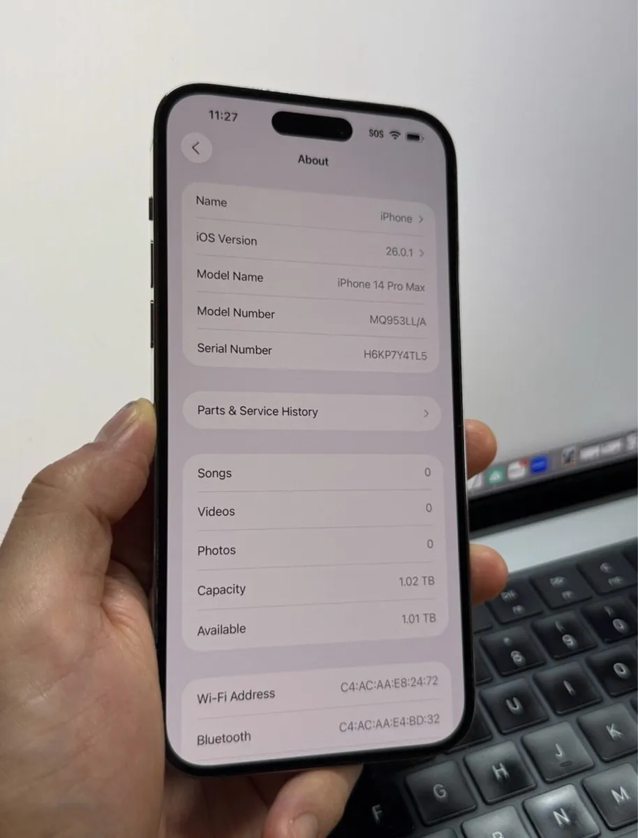 iPhone 14 Pro Max 1TB eSIM silver unlock - Image 4