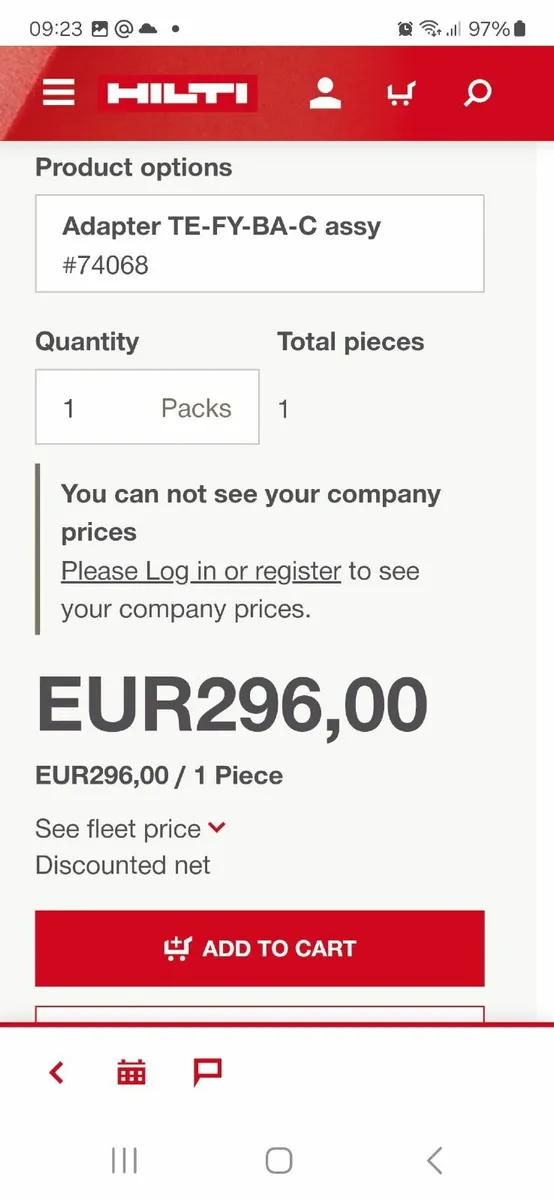 Hilti angle chuck - Image 3