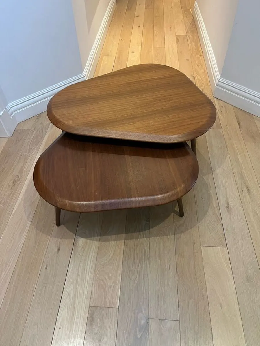 BoConcept Walnut Coffee Table Nest - Image 1