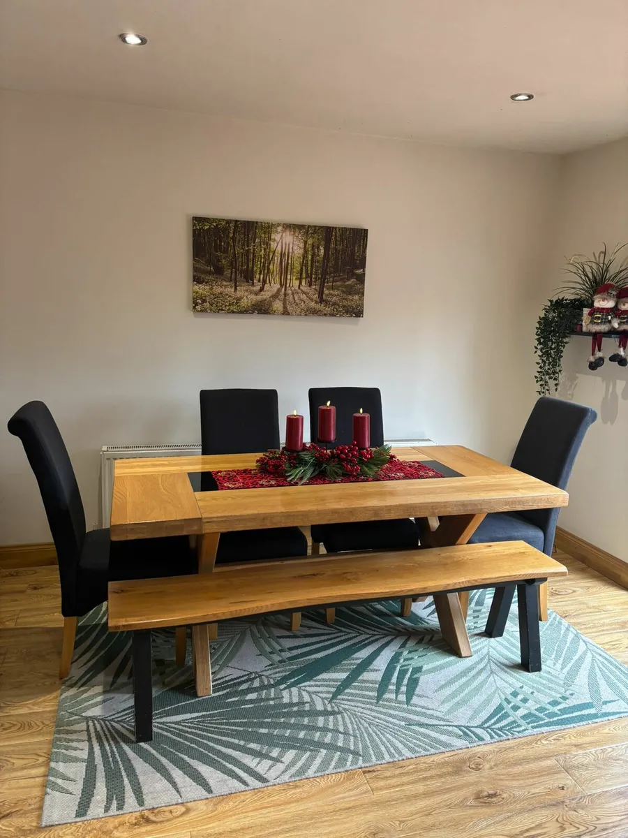 Solid Oak Table - Image 1