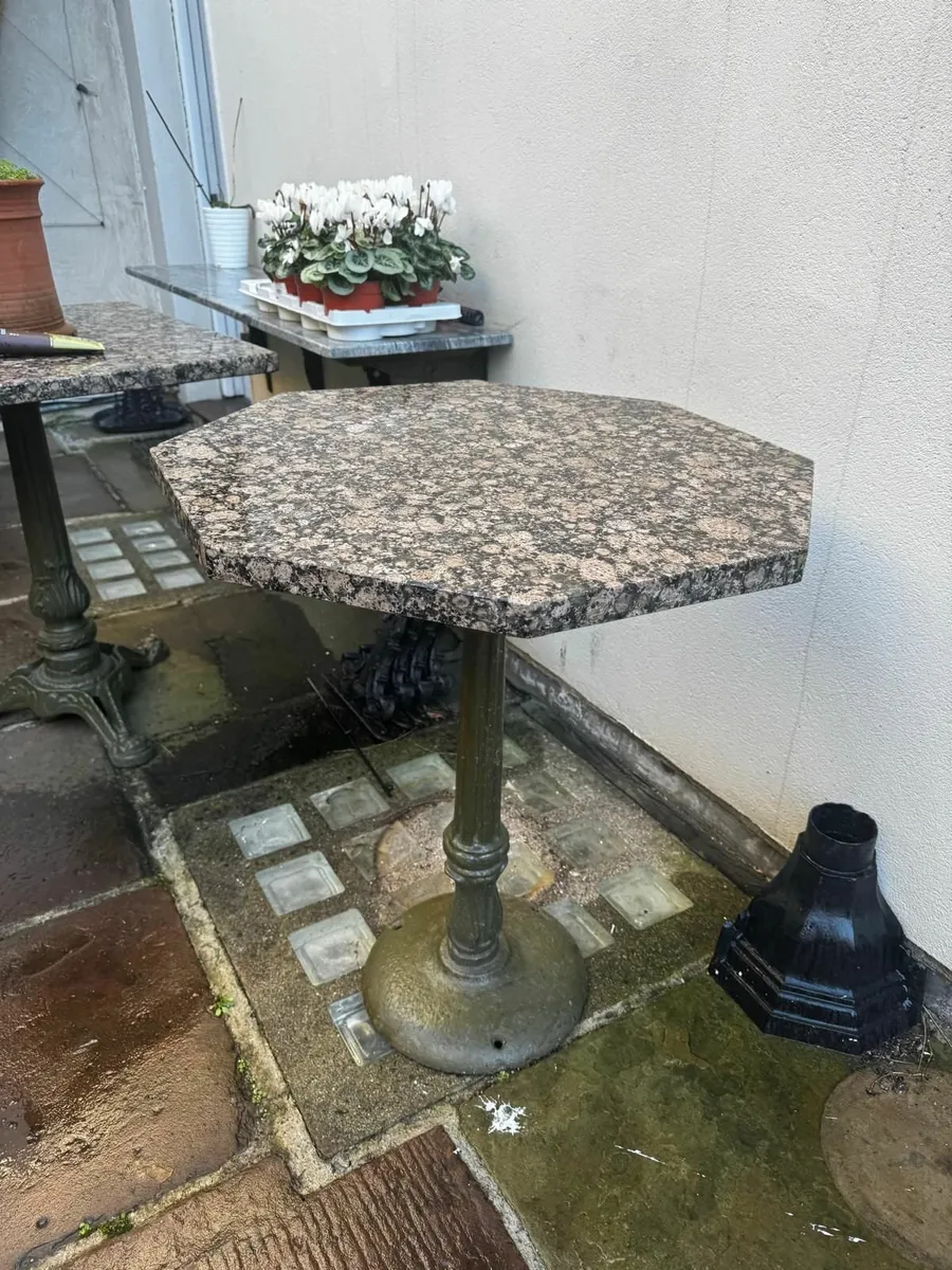 Original cast iron pod table - Image 2