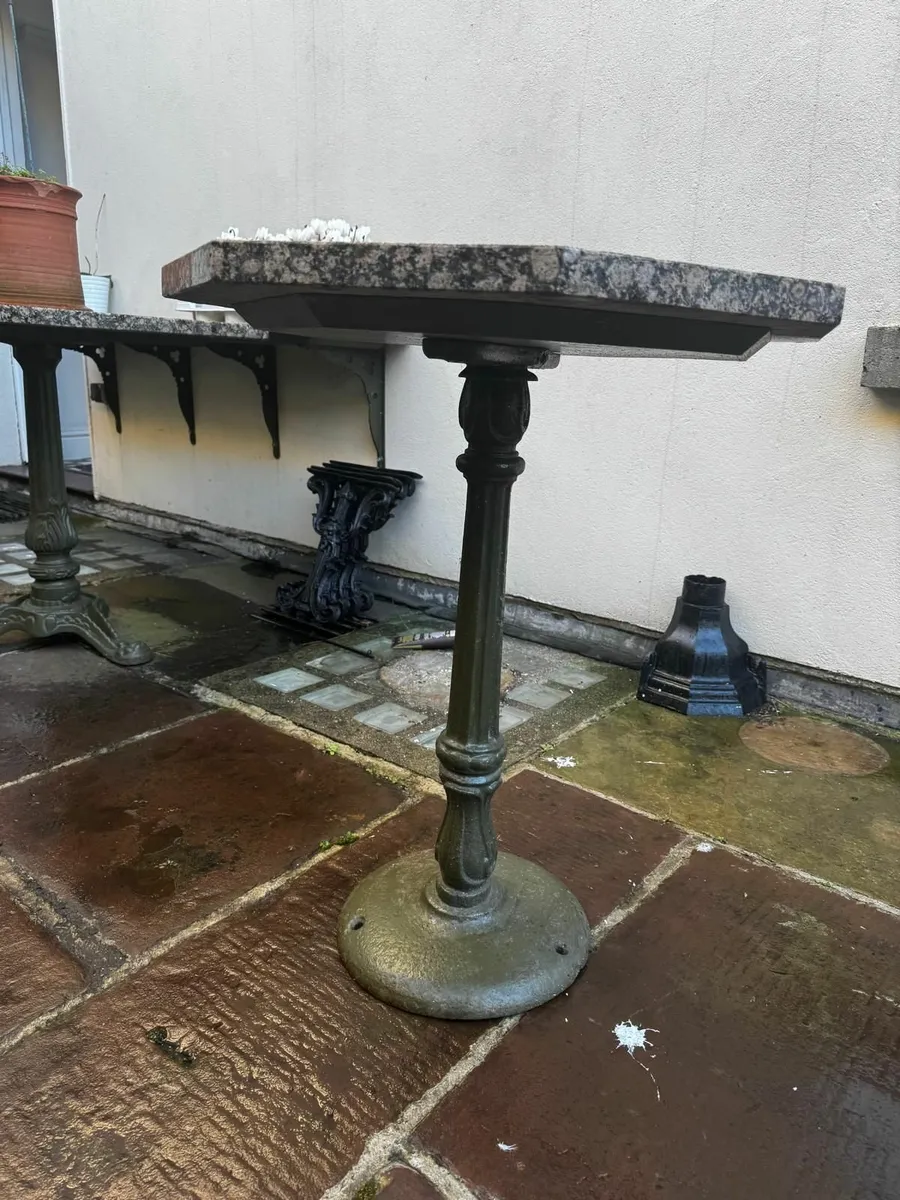 Original cast iron pod table - Image 3