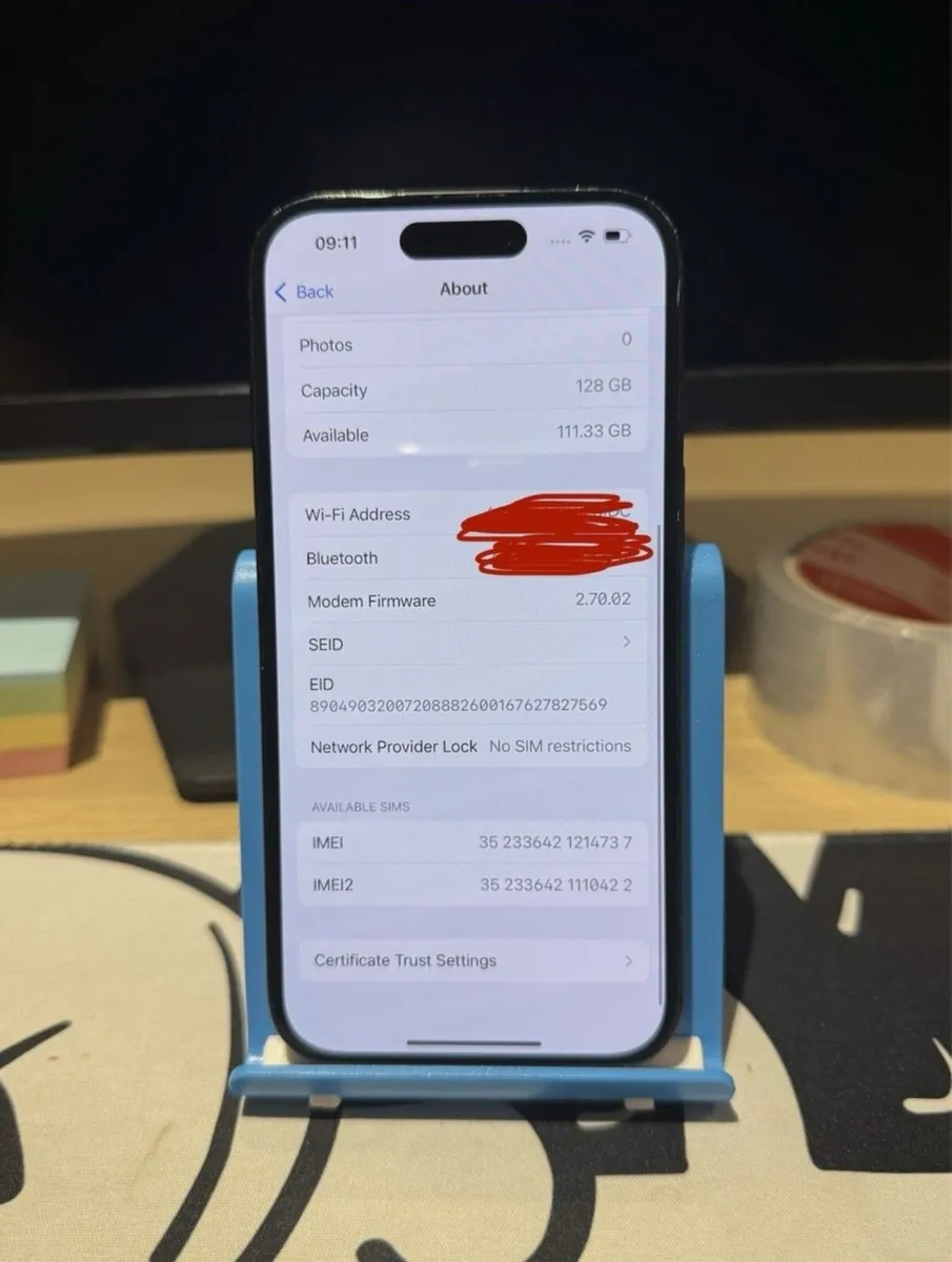 Iphone 15 unlock 128Gb black - Image 2