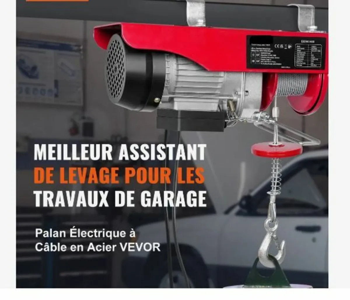 Electric Hoist, 249.5 kg Lifting Capacity - Image 3