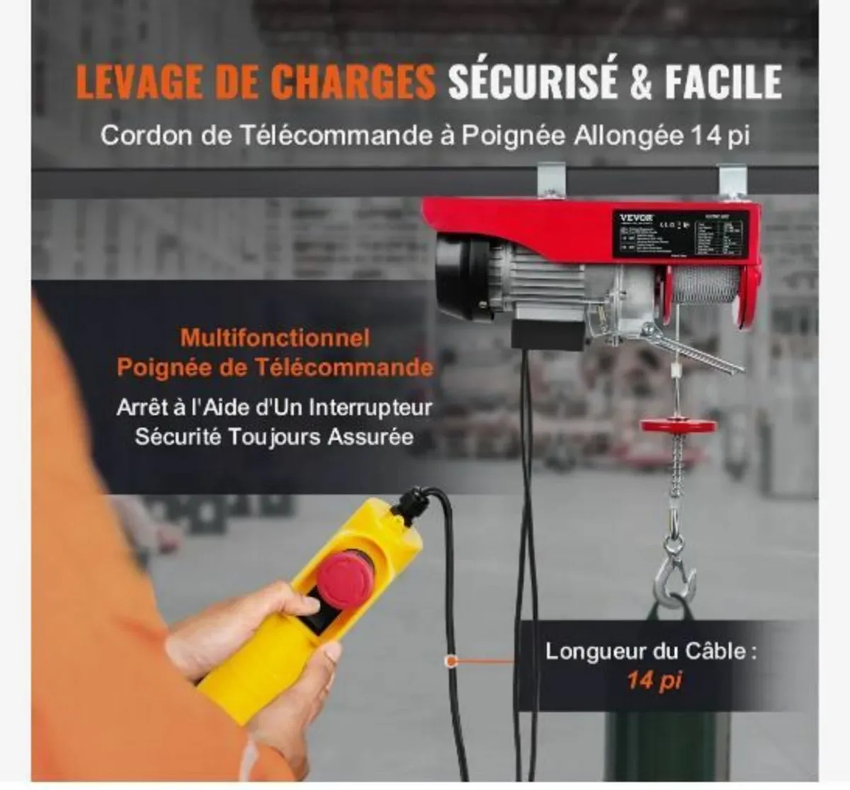 Electric Hoist, 249.5 kg Lifting Capacity - Image 4