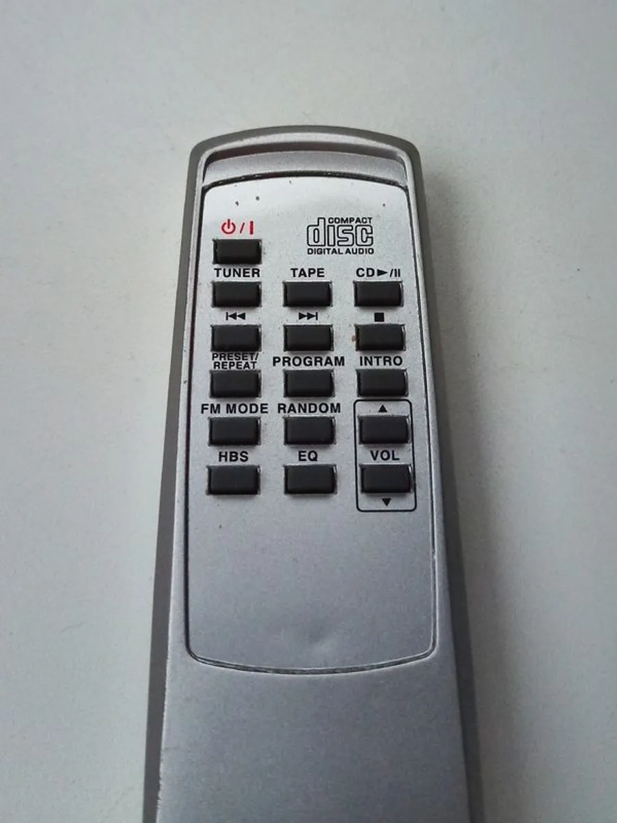 JVC RM-SRCST3A remote control unit  for JVC AM/FM CD/Cassette player - Image 2