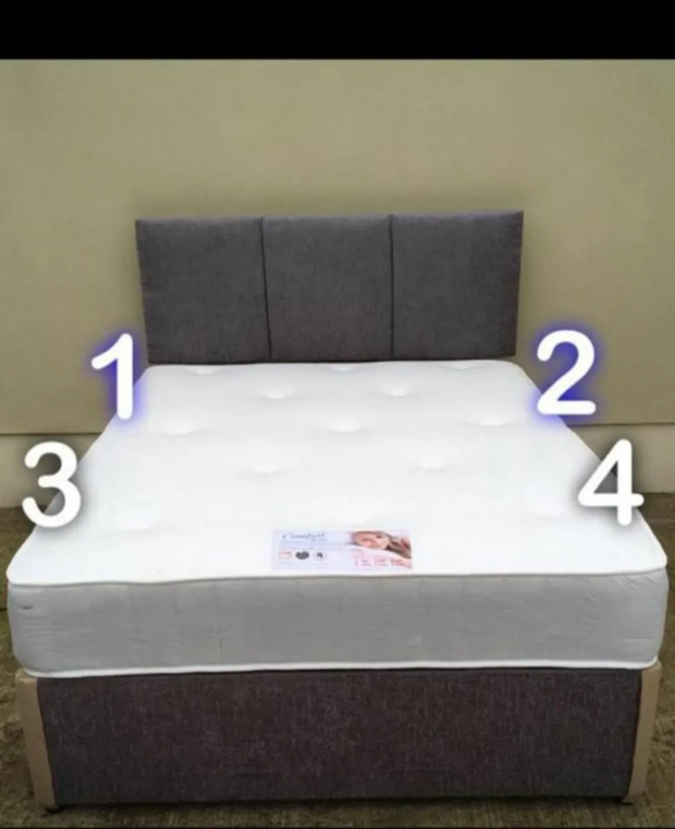 Beds mattresses   Headboard  free delivery - Image 4