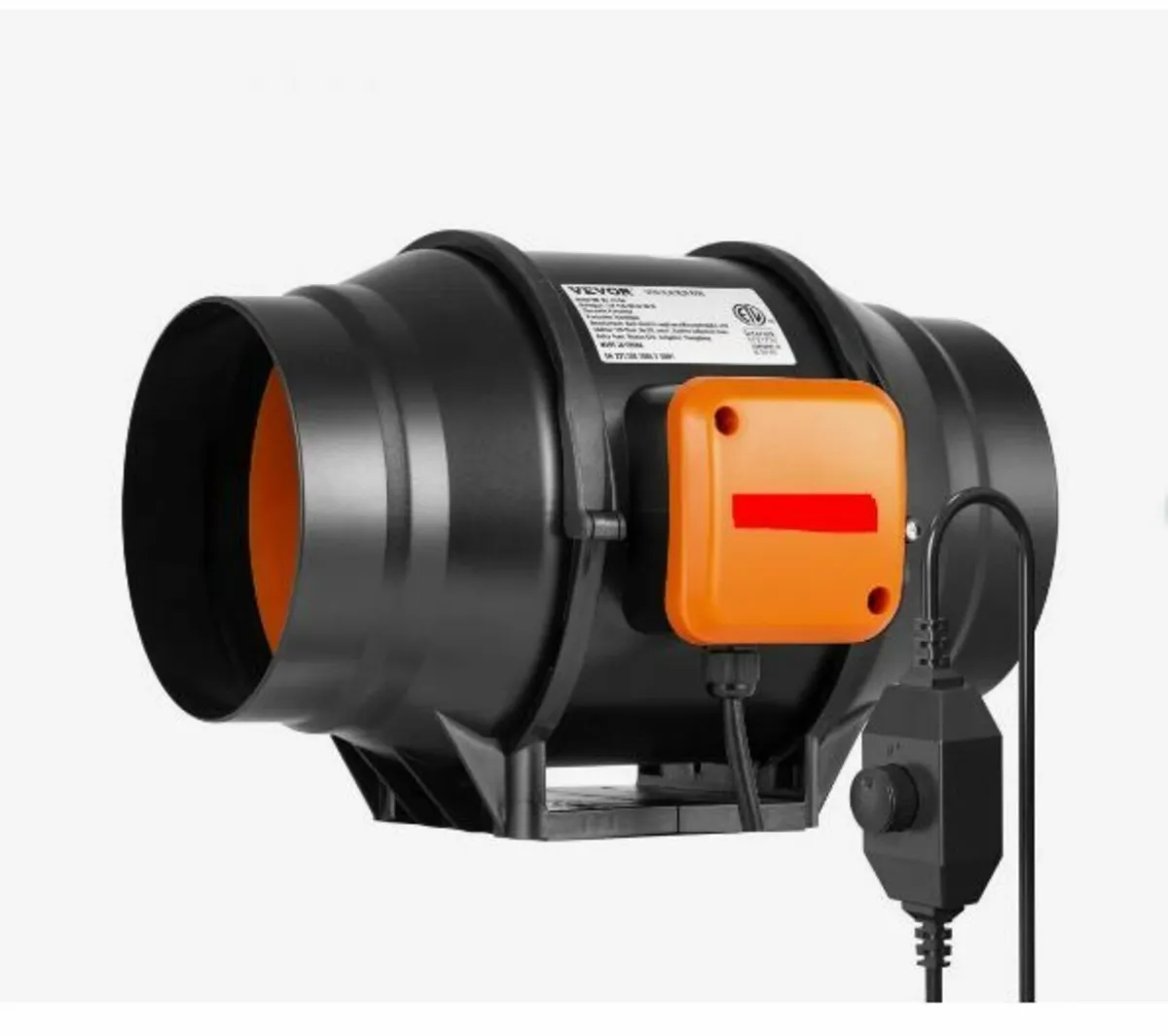 Inline Duct Fan, 152.4mm 323.7 CFM - Image 1