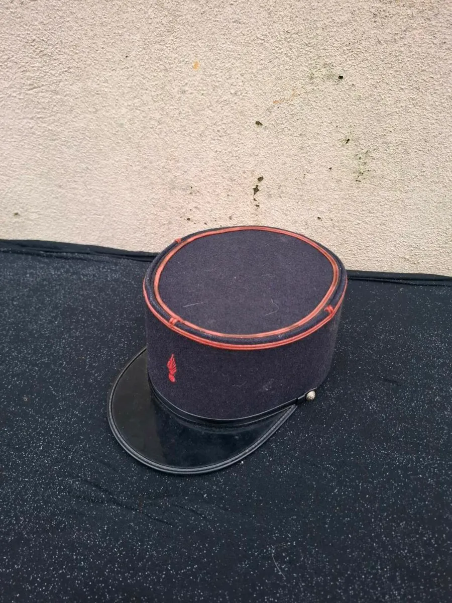 French firefighter vintage cap - Image 1