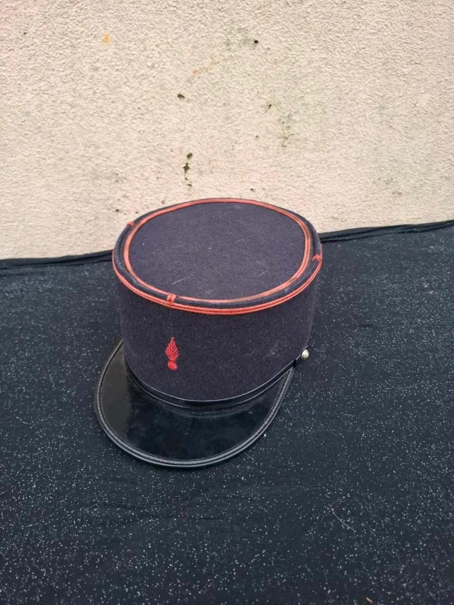 French firefighter vintage cap - Image 2