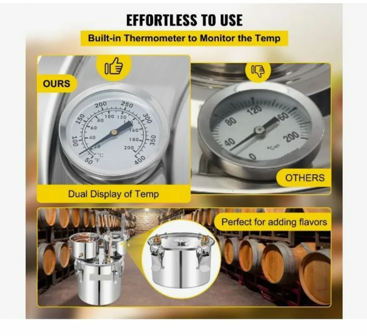 Alcohol Still, 50L SUS Water Alcohol Distiller - Image 4