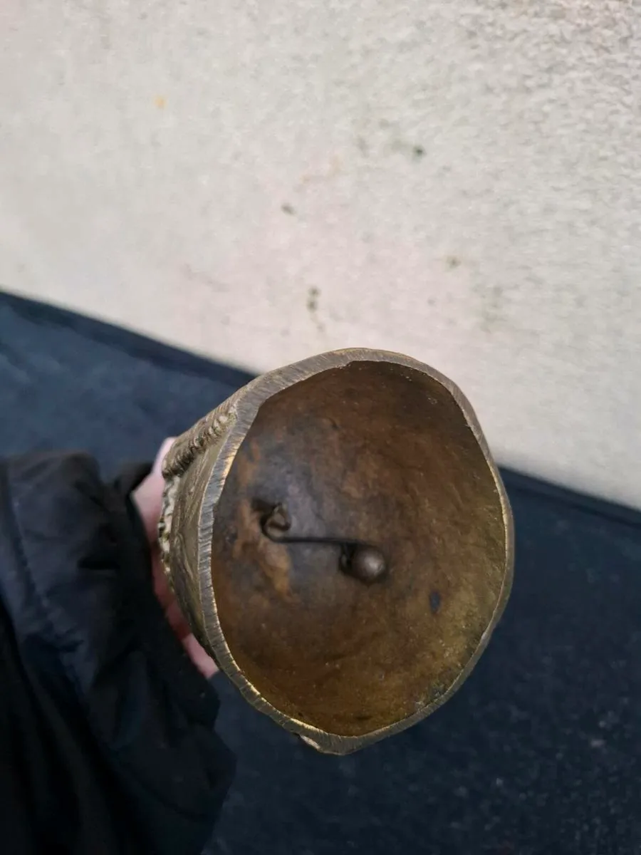 15cm brass table bell postage possible - Image 2
