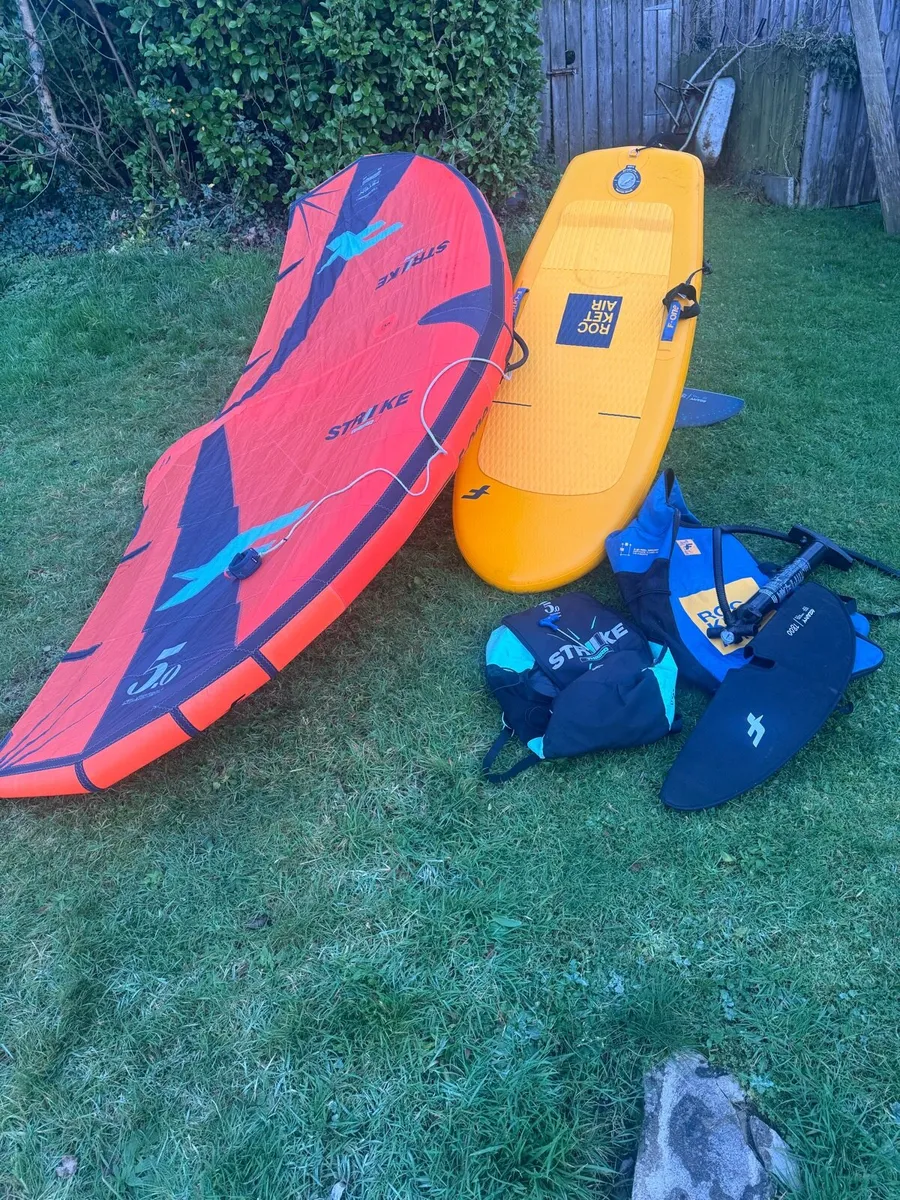 F One wing foil gear, starter set, carbon mast, 6m - Image 1