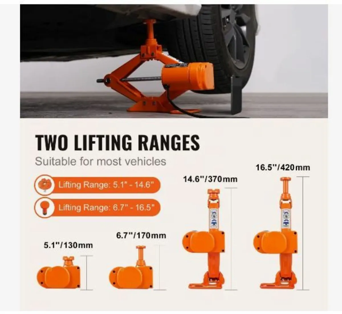 Electric Car Jack Floor Jack 3 Ton - Image 4
