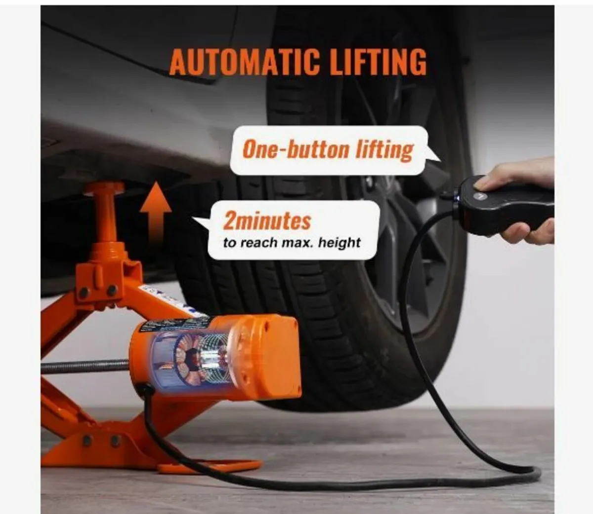 Electric Car Jack Floor Jack 3 Ton - Image 2