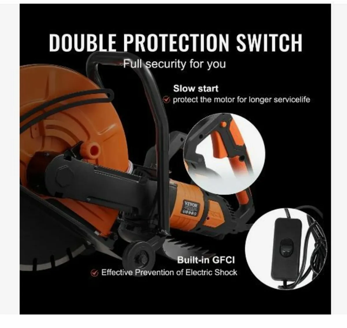 16"/40.6 cm Electric Concrete Saw - Image 2