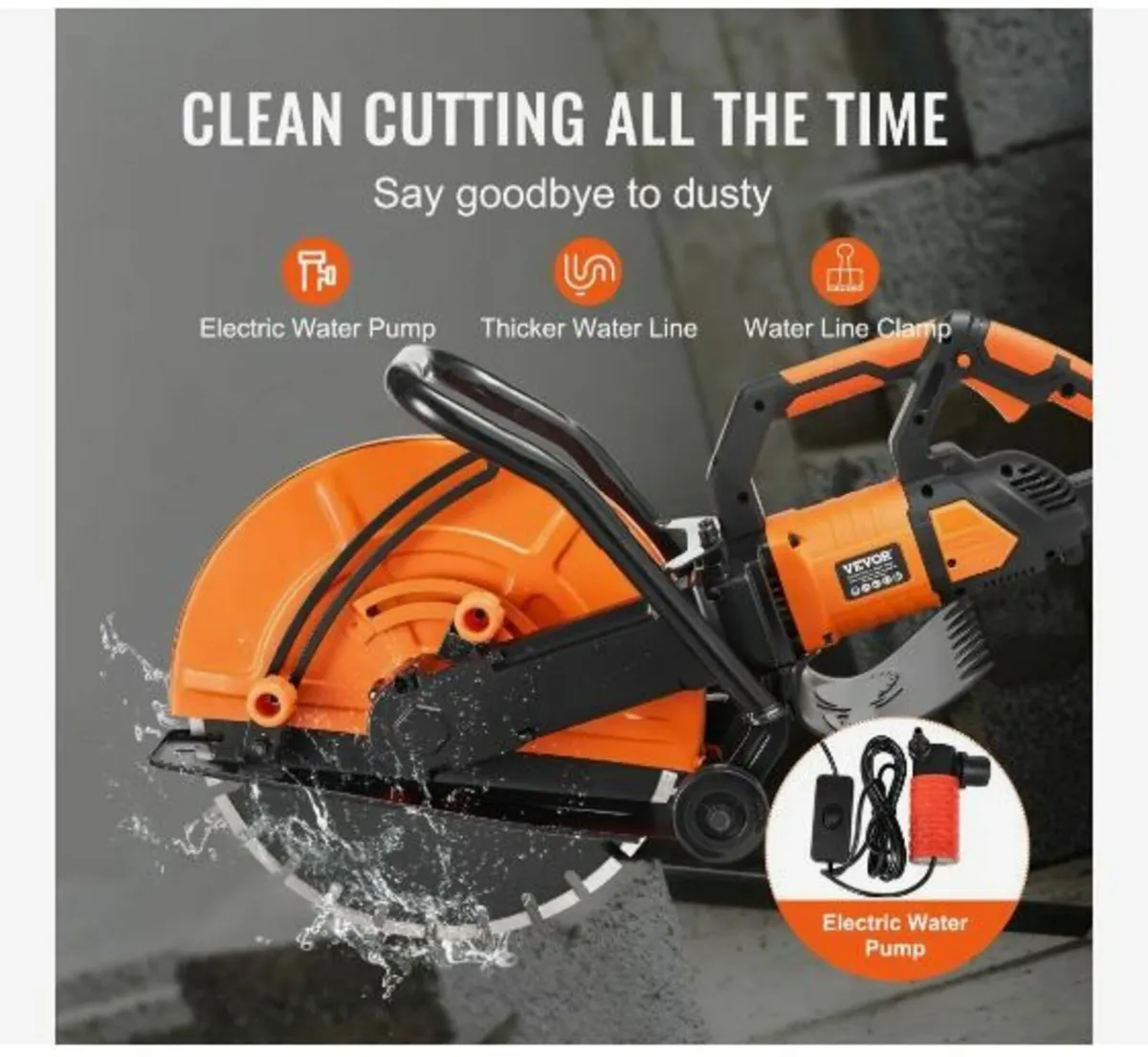 16"/40.6 cm Electric Concrete Saw - Image 3