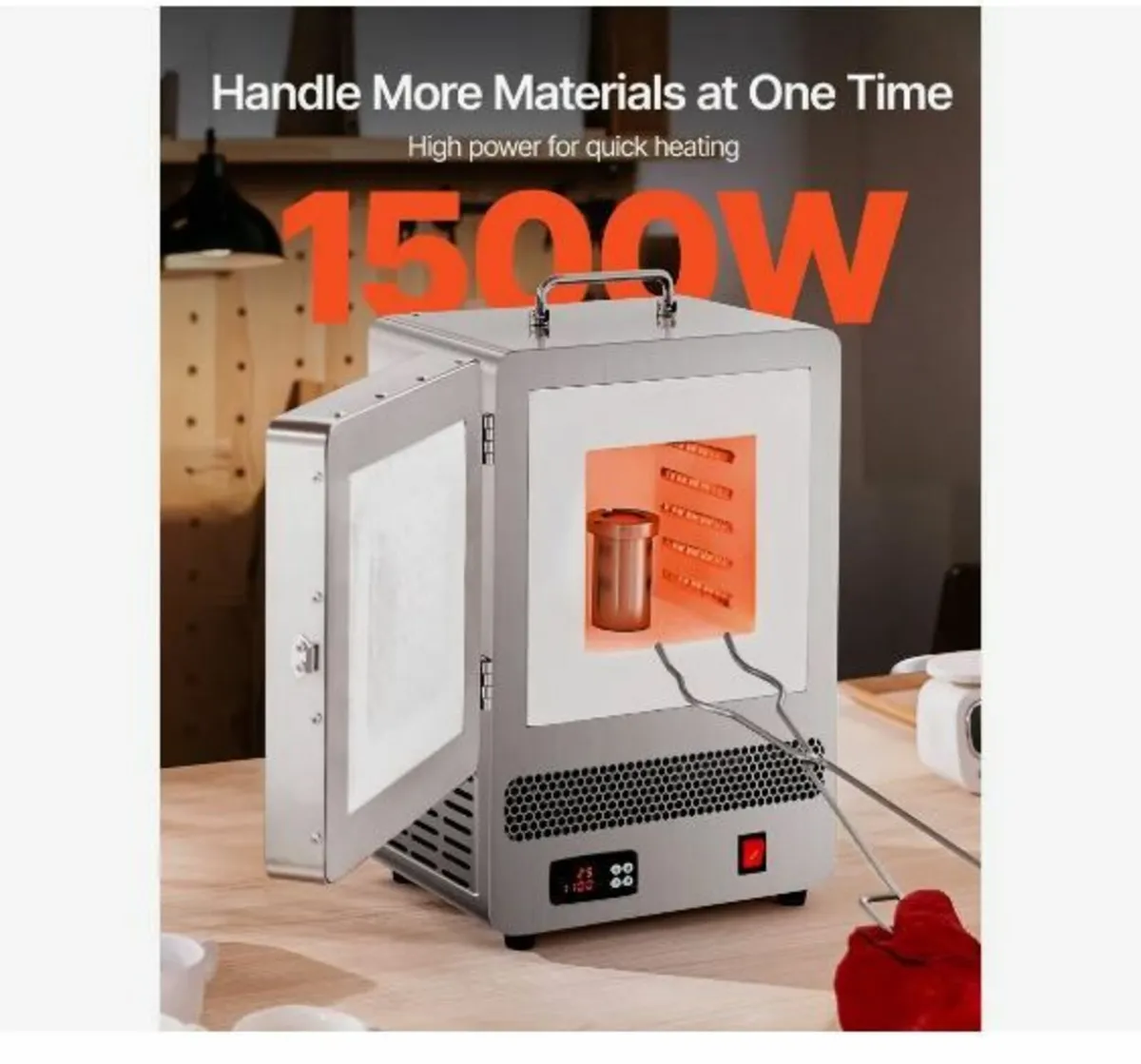 Tabletop Kiln Melter, 1500W - Image 2