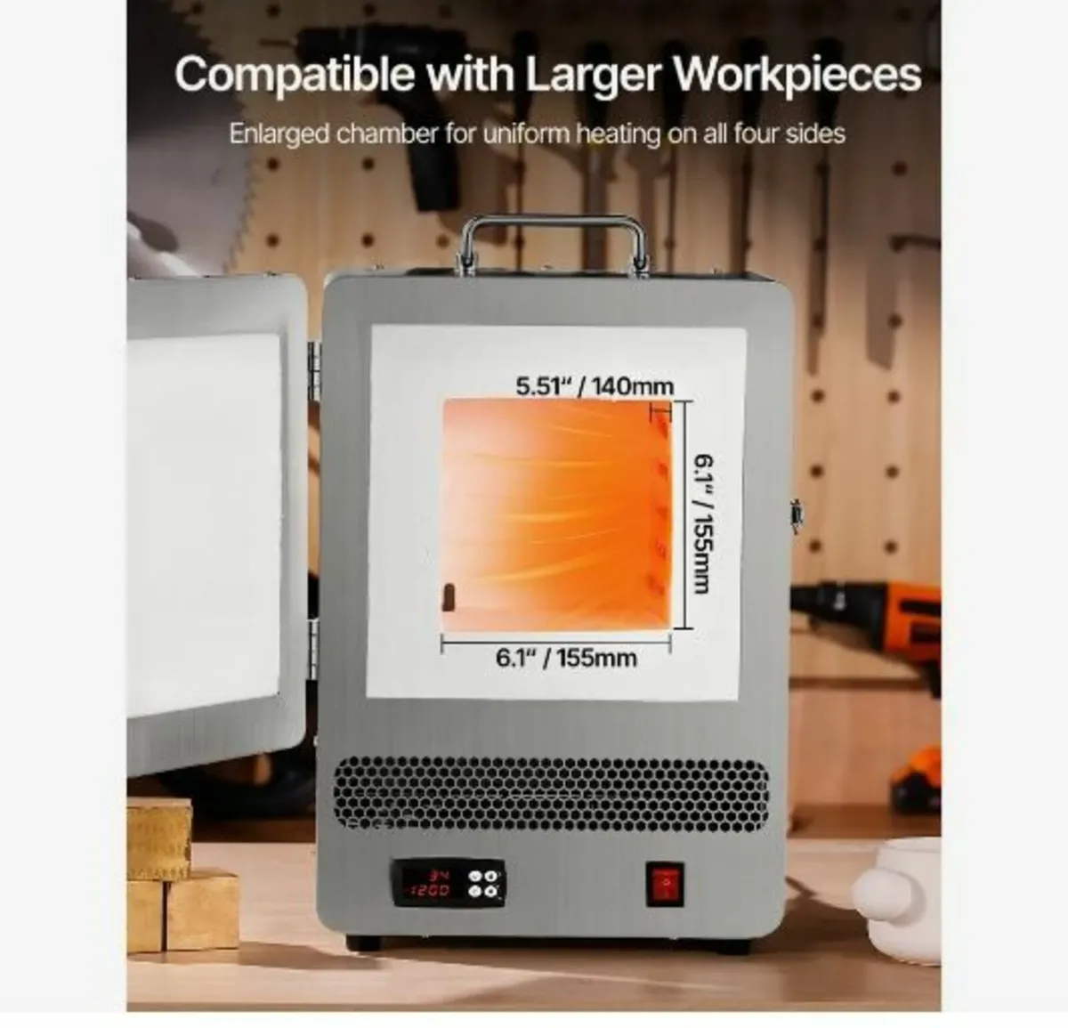 Tabletop Kiln Melter, 1500W - Image 4