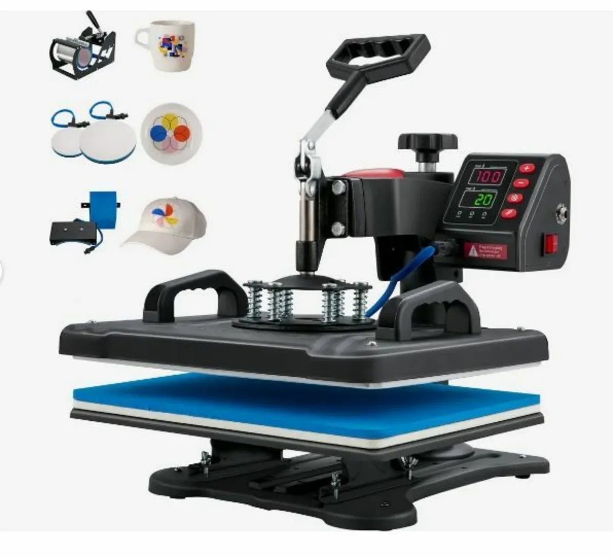 Heat Press, 5 in 1 Heat Press Machine - Image 1