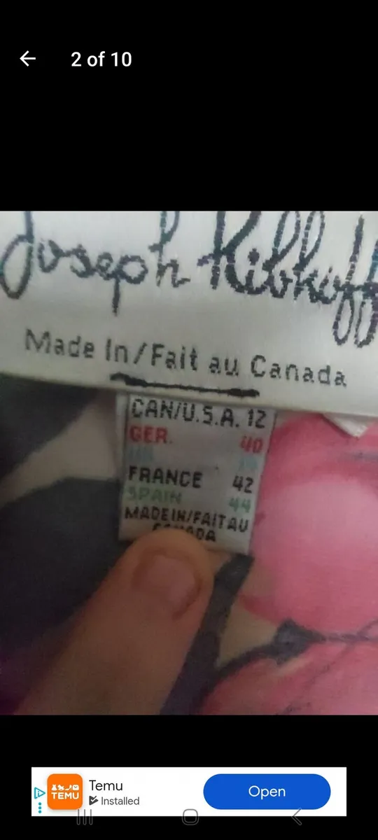 Vintage Joseph Ribcoff floral and sequin cardigan - Image 2