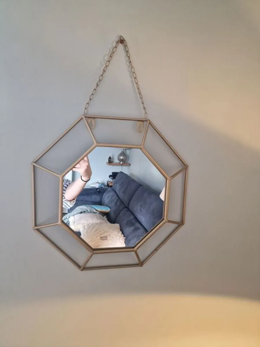 Hexagonal Small Mirror - Image 1