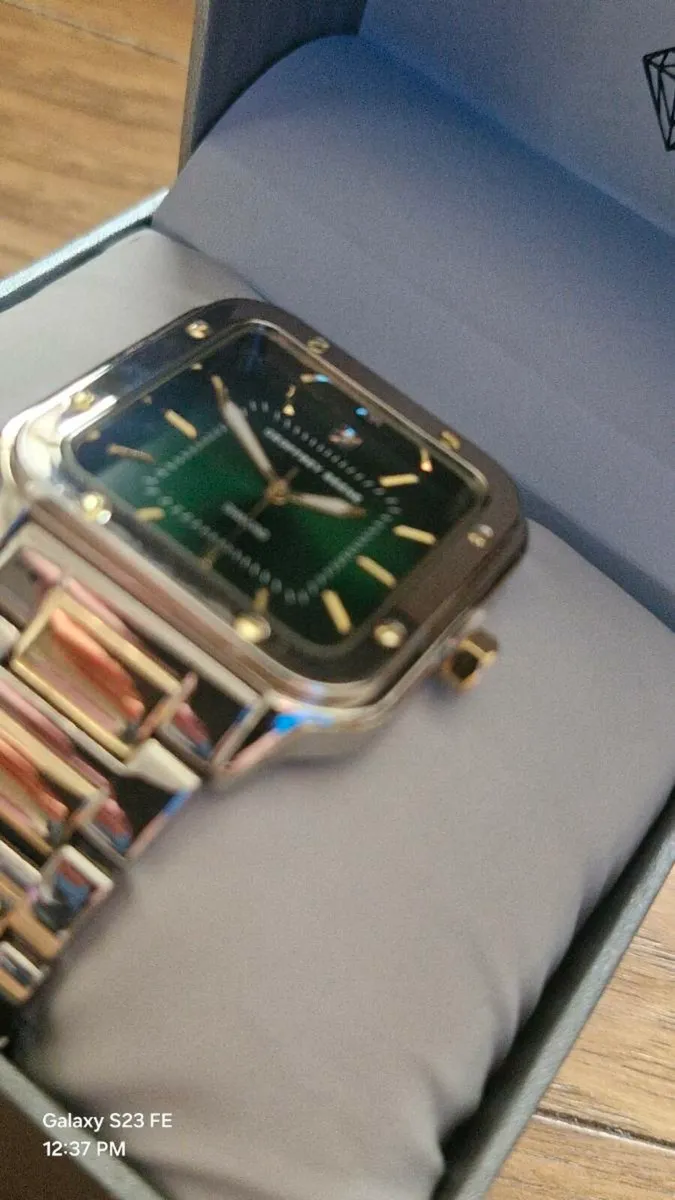 Geoffery Beene Diamond Two-Tone Bracelet 41mm - Image 4