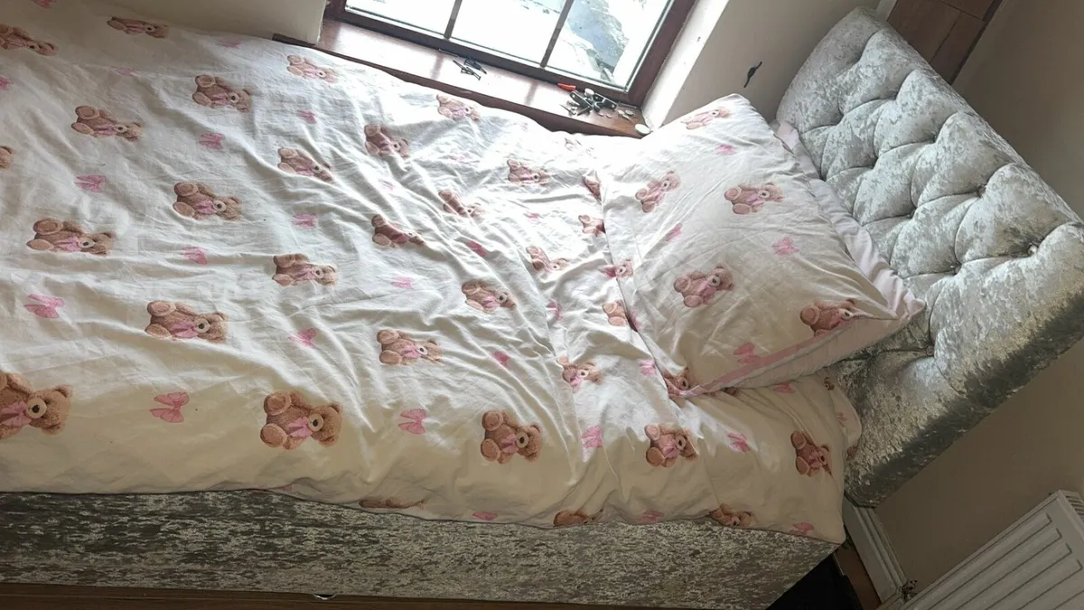 3ft silver bed