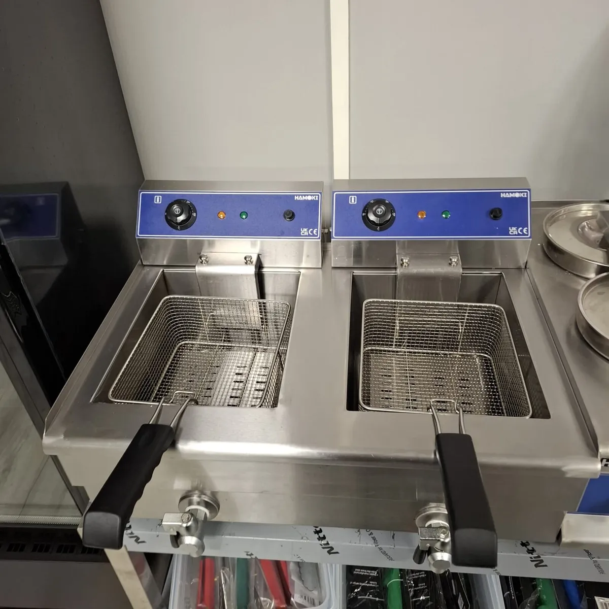 Hamoki Twin Tabletop Fryer 2 x 11.5L - Image 2