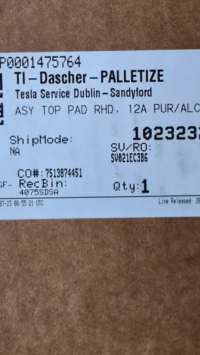 Tesla model s 2017 dashboard panel - Image 3