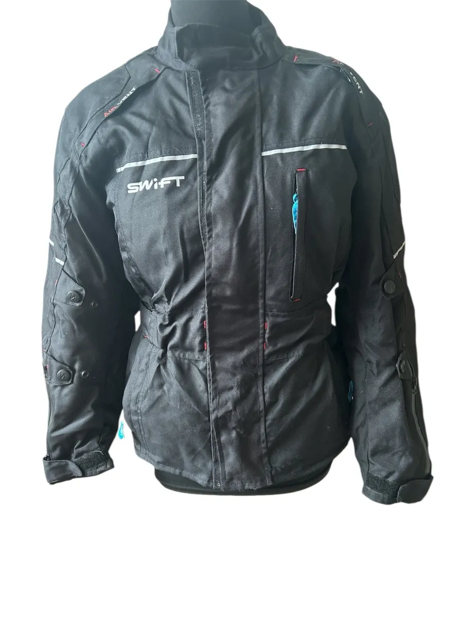 Swift S1 Textile Road Jacket - Black Waterproof - Image 1