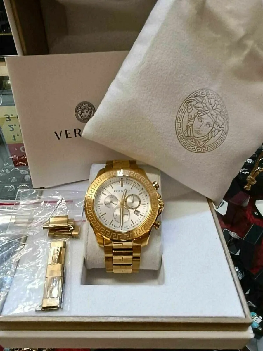 Versace Watch with Box & Documents - Image 1