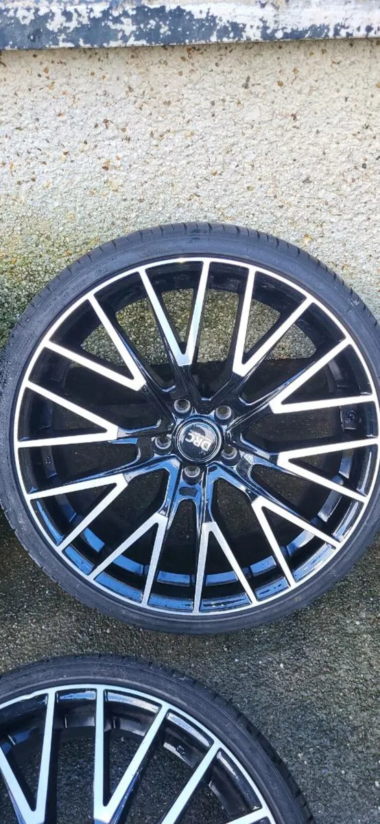 20" 5x112 DRC alloys and tyres - Image 1
