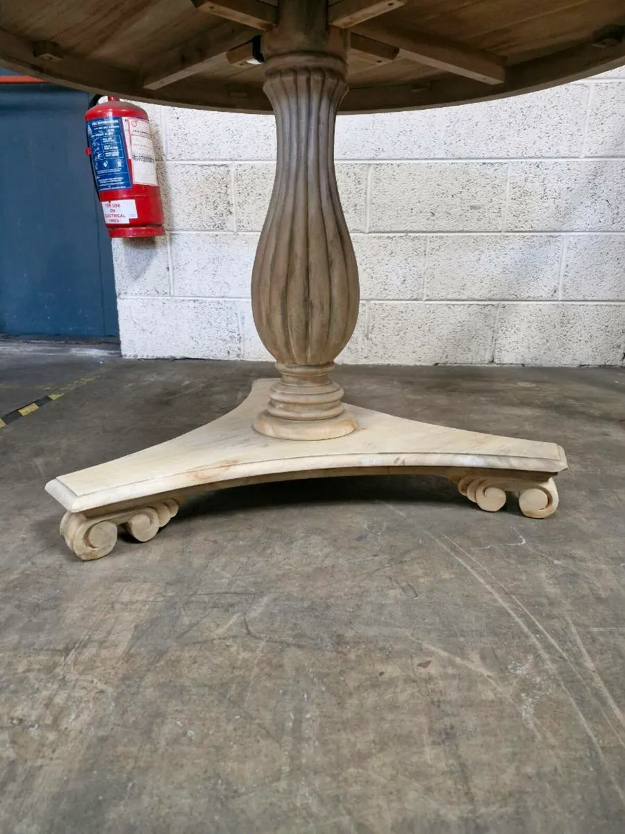 Dining table (solid mahogany) - Image 4