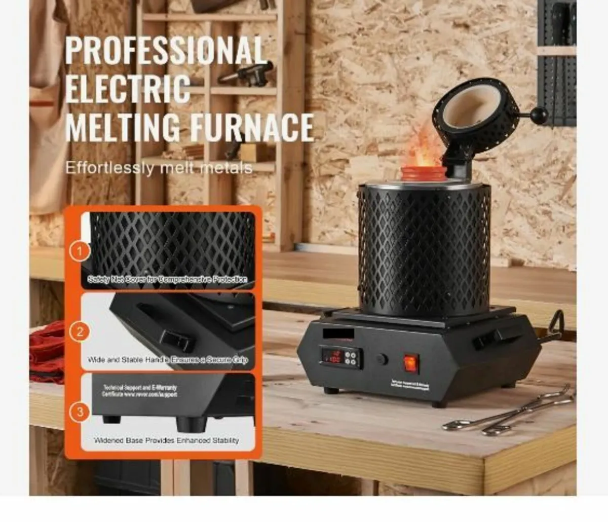 Gold Melting Furnace, 1350W - Image 3